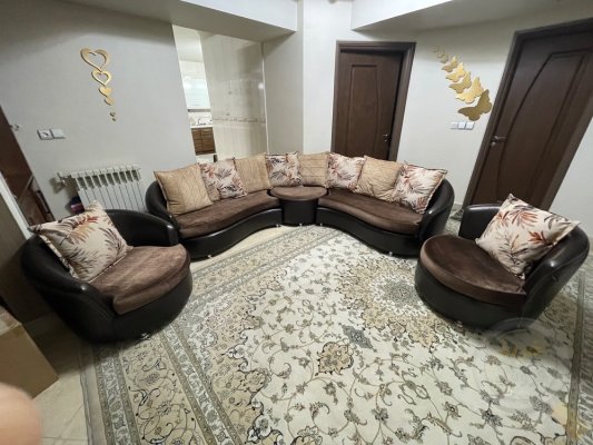 مبل گرد بسیار راحت