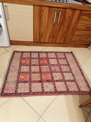 گلیم فرش تمام ابریشم
